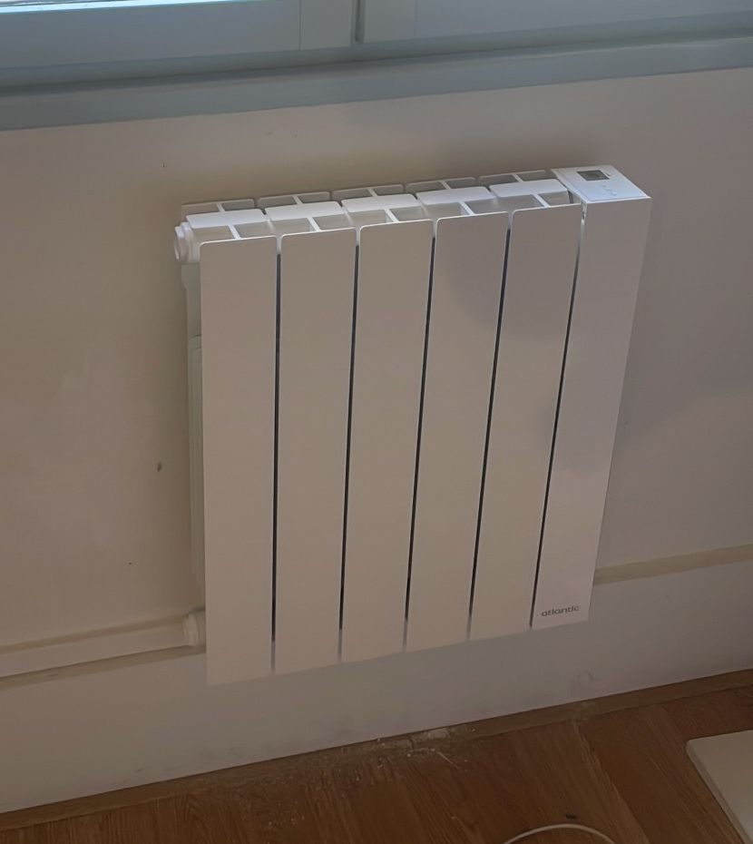 Radiateur Atlantic à inertie posé à Lyon
